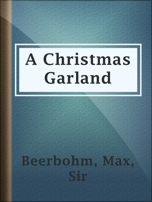 Title details for A Christmas Garland by Sir Max Beerbohm - Available